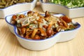 Salad of mushrooms in Korean Royalty Free Stock Photo