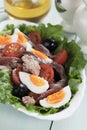 Salad Nicoise wuth eggs and tuna