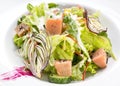 Salad of pink salmon Royalty Free Stock Photo