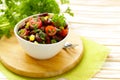 Salad of red beans Royalty Free Stock Photo