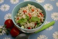 Salad of rice Royalty Free Stock Photo