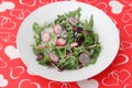 Salad of rocked and radish Royalty Free Stock Photo