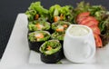 Salad roll Royalty Free Stock Photo