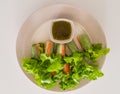 Salad rolls that is a healthy food rolls suitable for all ages