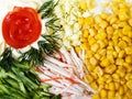 Salad with sweet corn Royalty Free Stock Photo