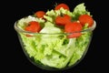 Salad and tomatoes Royalty Free Stock Photo