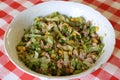 Salad with tuna, vegetarien and healtly Royalty Free Stock Photo