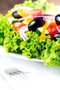 Salad with vegetables and greens