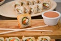 Salads Roll Sushi Japonese Fast Food