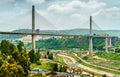 The Salah Bey Viaduct across the Rhummel Canyon in Constantine, Algeria Royalty Free Stock Photo