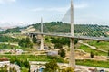 The Salah Bey Viaduct across the Rhummel Canyon in Constantine, Algeria Royalty Free Stock Photo