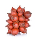 Salak fruit, Salacca zalacca isolated on the white background