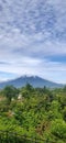 Salak mountain view bogor city Royalty Free Stock Photo