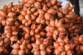 Salak Palm or waive or snake fruit for sale in the fruit market / Salacca zalacca Royalty Free Stock Photo