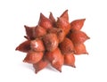Salak Salacca zalacca fruit an isolated on white background Royalty Free Stock Photo