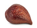 Salak snake fruit isolated on white background with clipping path and full depth of field Royalty Free Stock Photo