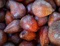Salak or Snakefruit sold in fruit shops Royalty Free Stock Photo