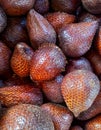 Salak or Snakefruit sold in fruit shops Royalty Free Stock Photo