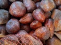 Salak or Snakefruit sold in fruit shops Royalty Free Stock Photo