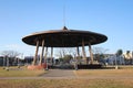 Sky, structure, tree, recreation, outdoor, park, town, square, pavilion