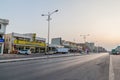 SALALAH, OMAN - FEBRUARY 26, 2017: View of a road in Salala