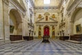 Salamanca - September 10, 2017: sacristy of the Saint Esteban convent in Salamanca, Castile and Leon, Spain