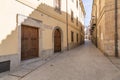 Handwritten sign on the wall in Salamanca in traditional style