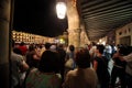 Salamanca, Spain, September 21, 2011: Fiestas en Plaza Mayor