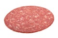 Salami sausage slice Royalty Free Stock Photo