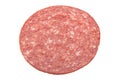 Salami sausage slice Royalty Free Stock Photo