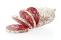 Salami sliced Royalty Free Stock Photo