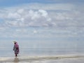 Salar de Uyuni Bolivia salt desert Royalty Free Stock Photo