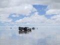 Salar de Uyuni Bolivia salt desert Royalty Free Stock Photo