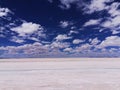 Salar Uyuni Bolivia large mirror Royalty Free Stock Photo