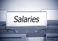 Salaries Folder Royalty Free Stock Photo