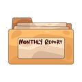 Monthly Report Royalty Free Stock Photo