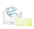 Salary illustration design