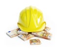 Salary in industry (workers wages) Royalty Free Stock Photo