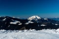 Salatin in Nizke Tatry, Velky Choc in Chocske vrchy and Velky Rozsutec with Stoh hills in Mala Fatra mountains Royalty Free Stock Photo