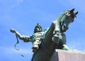 Salavat yulaev monument in ufa russia Royalty Free Stock Photo