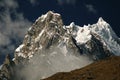 Salcantay peak from Peru Royalty Free Stock Photo