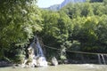 Salciua waterfall, Alba county, Transylvania, Romania. Royalty Free Stock Photo