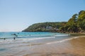 Sunny Cove and Salcombe, South Devon, UK Royalty Free Stock Photo