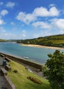 Salcombe Harbor Looking up the Estaury Royalty Free Stock Photo