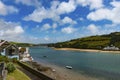 Salcombe Harbor Looking up the Estaury Royalty Free Stock Photo