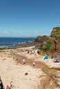 Hope Cove Devon England. A day out on the beach. Cl