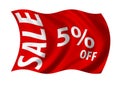 Sale 5 % Off