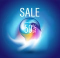 Sale abstract background Royalty Free Stock Photo
