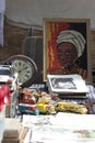 Sale of antiques on the Spitalfield market