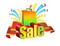 Sale and bag Royalty Free Stock Photo